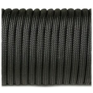 Padáková šňůra PARACORD 550 - BLACK TYP III