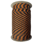 PARACORD 550 - ORANGE BLACK CAMO