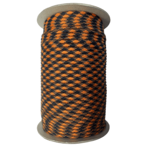 PARACORD 550 - ORANGE BLACK CAMO